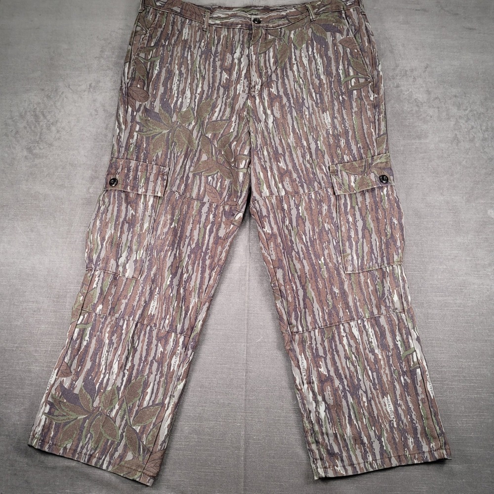 Gander Mountain Vintage Realtree Camo Pants Hunting Brown Green Mens Sz‎ 38